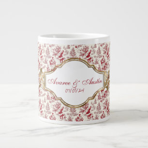 Red jul Chinoiserie Newlyweds Jumbo Mugg