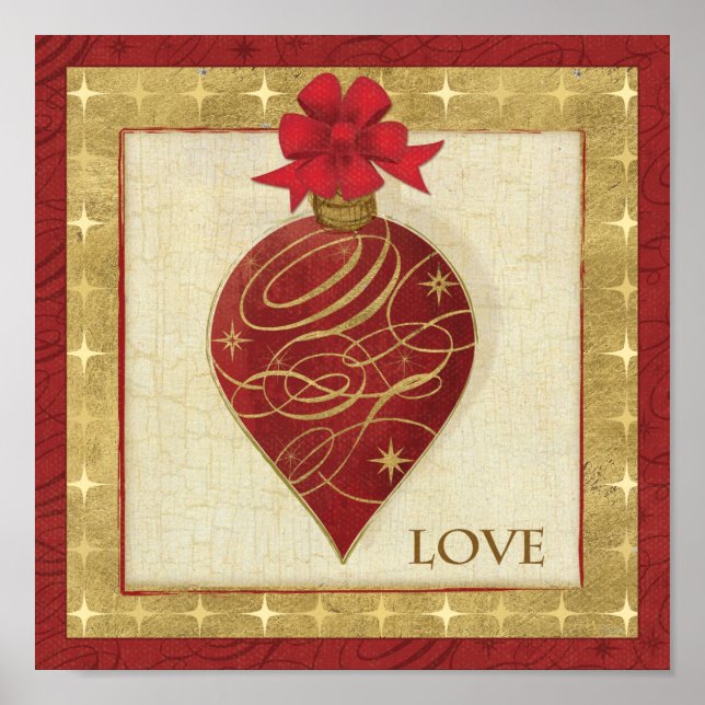 Red jul DŽcor Hope Poster (Framsidan)