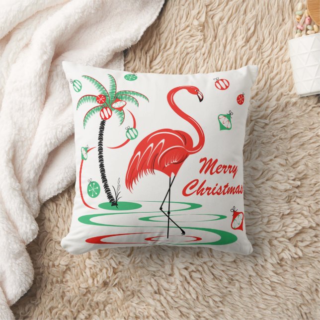 Red jul Flamingo God jul Squo Kudde (Filt)