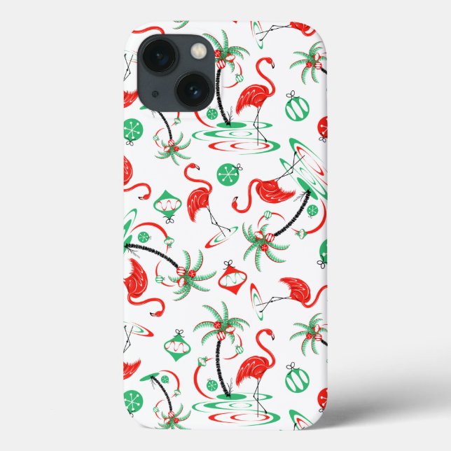 Red jul Flamingo Multi iPad-väska (Baksida)