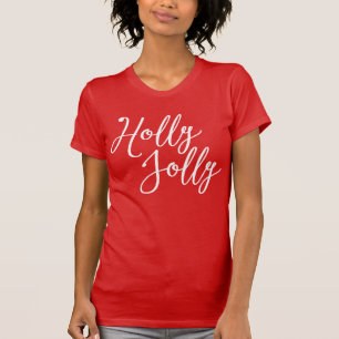 Red jul Holly Jolly Shirt T