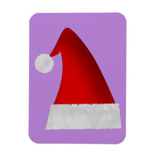 Red jul Santa Hat Magnet