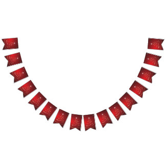 Red julgran christmas vimplar