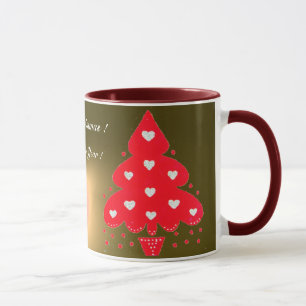 RED JULGRAN JULFEST GULT MUGG