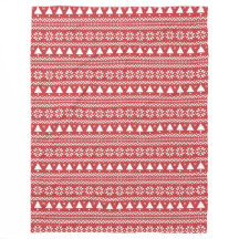 Red Julgran Poinsettia Mönster