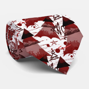 Red Julgranar Mönster Slips