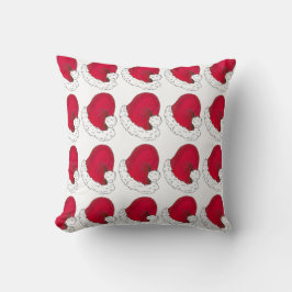 Red Jultomten Hat Pappa jul Helgdag Kudde