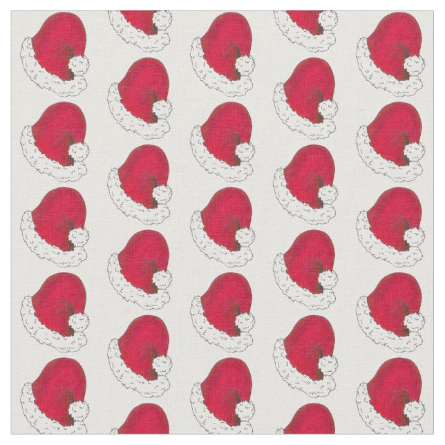Red Jultomten Hats Pappa jul St. Nick Tyg (Närbild)