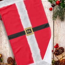 Red Jultomten Kostym Monogram jul Helgdag