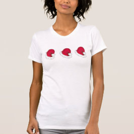 Red Jultomten Pappa jul Hats Helgdag Tee Shirt