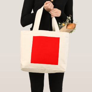 Red JUMBO Tote Bag Tygkasse