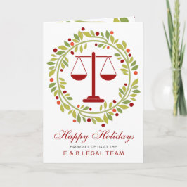 Red Justice  Holly WandeLawyer jul Helgkort