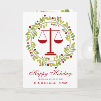 Red Justice Holly WandeLawyer jul Helgkort