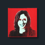 Red Kamala Harris Pop Art Canvastryck<br><div class="desc">Politiska konst och politiska gåvor från PolitiClothes.com & PolitiCardz.com Hitta de mest unika valen och politiska gåvor, inklusive: politiska T-shirts, politiska stöttepar, politiska knappar, politiska knappar, politiska Poster, politiska Stift, politiska kort, politiska Mugg, politiska Poster, politiska signaturer och mycket mer! Politiska konst och konst: http://www.PolitiClothes.com Politiska kort och gåvor: http://www.PolitiCardz.com...</div>