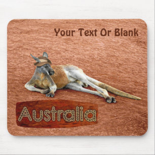 Red Kangaroo in Slouch Hat Musmatta