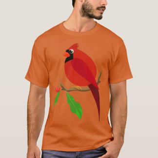 Red Kardinal Bird Fågelskådning Birds Älskare T Shirt