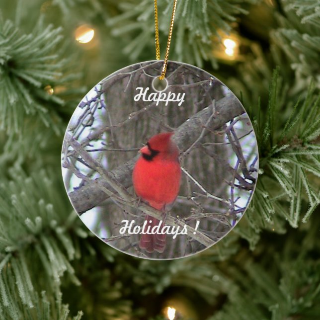 Red Kardinal Ornament (Träd)