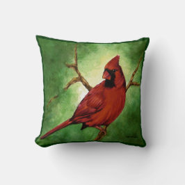 Red Kardinal Pillow Kudde