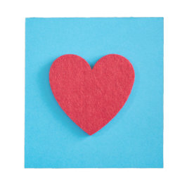 Red Kärlek Heart Anteckningsblock