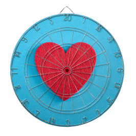 Red Kärlek Heart Darttavla