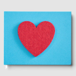 Red Kärlek Heart Gästböcker