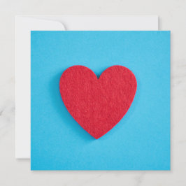 Red Kärlek Heart Kort