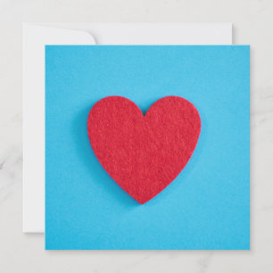 Red Kärlek Heart Kort