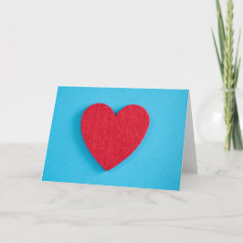 Red Kärlek Heart Kort