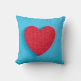 Red Kärlek Heart Kudde