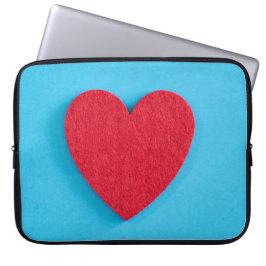 Red Kärlek Heart Laptop Fodral