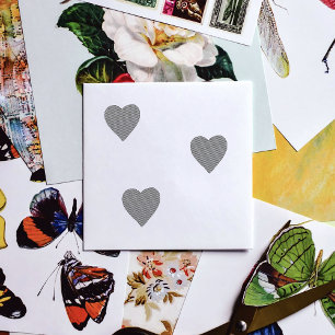 Red Kärlek Heart Stämpel