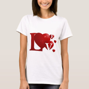 Red KÄRLEK T Shirt