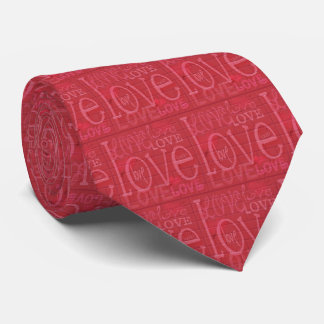 Red Kärlek Valentines Day Manar Tie Slips