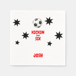 Red Kickin it vid Födelsedagsfesten Sex Ocer 6e Pappersservett