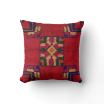 Red Kilim Dekorativ kudde: A Perfekt Blend
