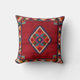 Red Kilim Matta Pillows: Fet, Unique och Timless Kudde