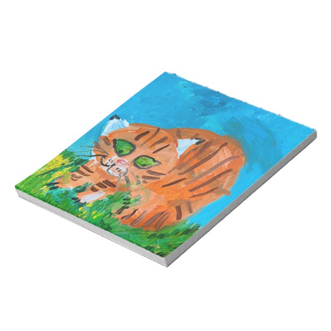 Red Kitten Anteckningsblock (Roterad)