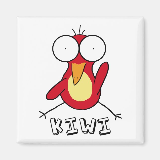 Red Kiwi Magnet (Framsidan)