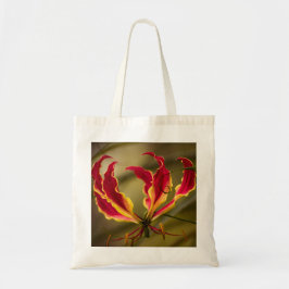 Red klätting Fire lily Tygkasse
