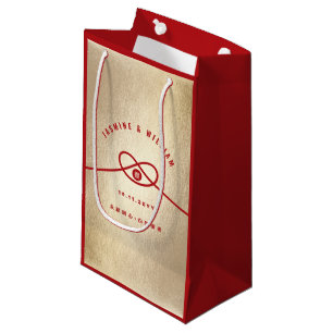 Red Knot Union Dubbla Happity China Bröllop