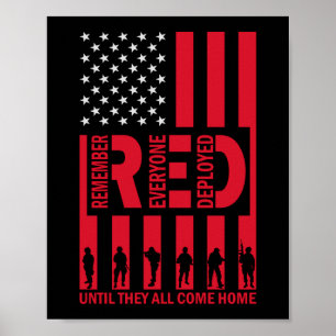 Red kommer ihåg alla som är utplacerade tills de a poster