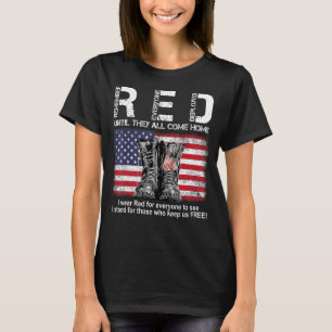 RED kommer ihåg att alla är utplacerade tills de a T Shirt