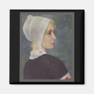 Red Kor Nurse av Theodor Grust Magnet