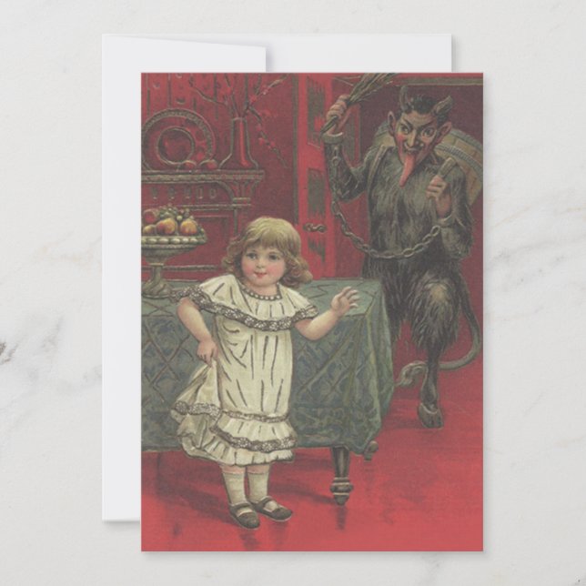 Red Krampus Girl Dining Room Switch (Framsida)