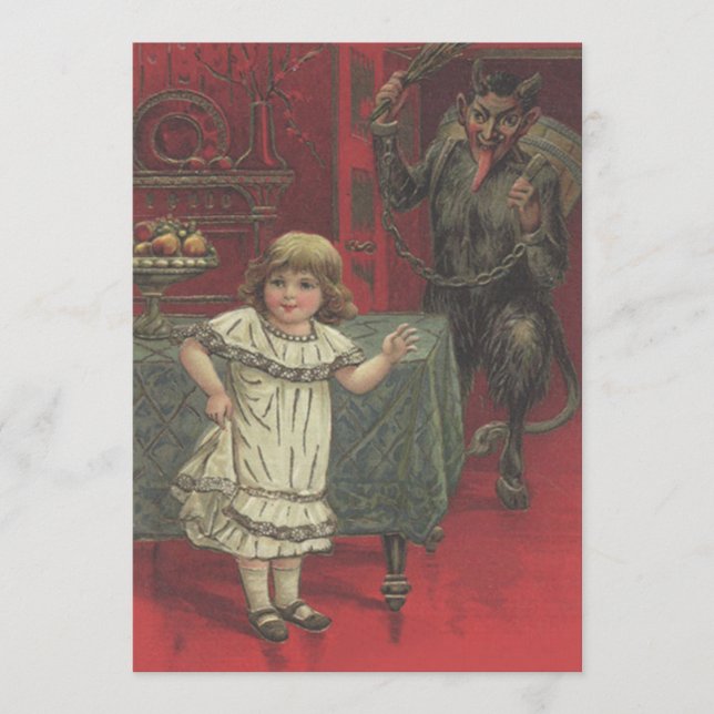 Red Krampus Girl Dining Room Switch (Framsida)