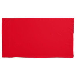 Red Kung Storlek Pillow Fodral Pair