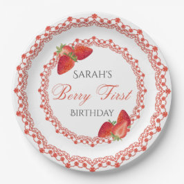 Red Lace Berry First Birthday