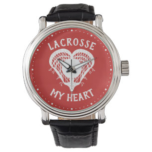 Red Lacrosse My Heart Armbandsur