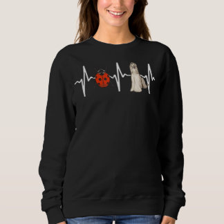 Red Ladybug Afghan Hound Heartslag Hund T Shirt