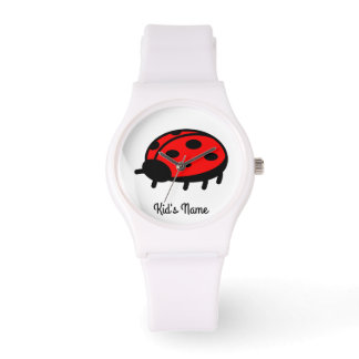 Red ladybug armbandsur